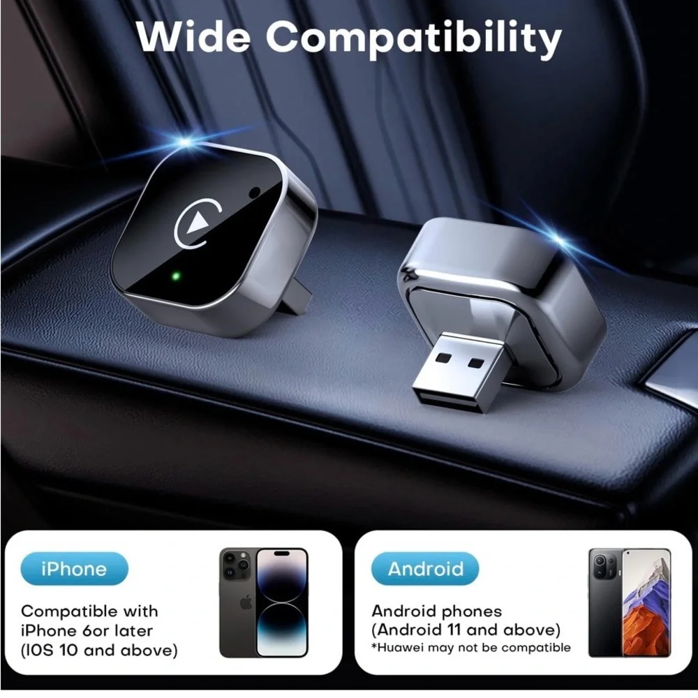 Wireless CarPlay Adapter - Black
